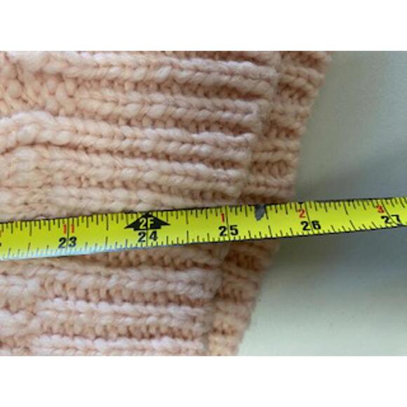 Banana Republic Pink Cable Knit Sweater Medium - Picture 6 of 6